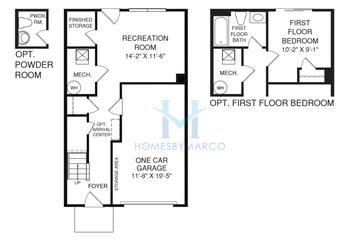 Aria model in Edenbrook, Charlotte, NC, built by Ryan Homes