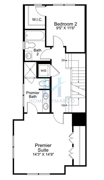 Sorrento model in Equinox, Charlotte, NC, built by Empire Communities
