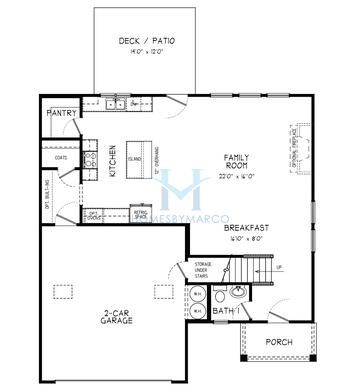 Photos of the Conley model in the Avenbrook subdivision in Mableton, GA