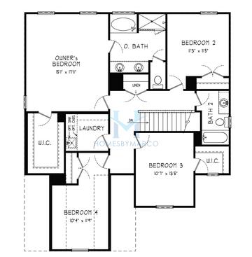 Barrett model in Avenbrook, Mableton, GA, built by Traton Homes