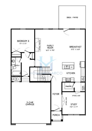 Photos of the Addison model in the Avenbrook subdivision in Mableton, GA