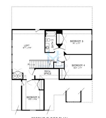 Rosedale model in Avenbrook, Mableton, GA, built by Traton Homes
