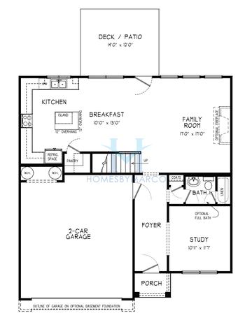 Photos of the Laurel model in the Avenbrook subdivision in Mableton, GA