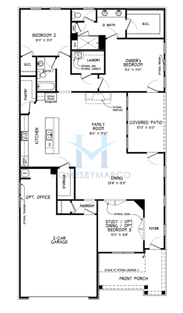 Photos of the Redford model in the Courtyards at Traditions subdivision in Cumming, GA