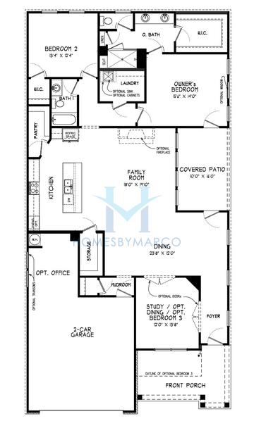 Photos of the Redford model in the Courtyards at Traditions subdivision in Cumming, GA