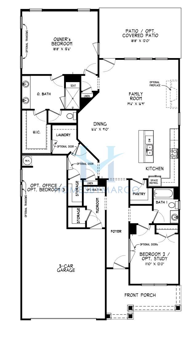 Photos of the Newman model in the Courtyards at Traditions subdivision in Cumming, GA