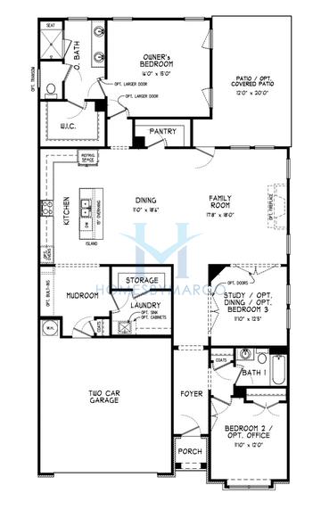 Photos of the Kendrick model in the Courtyards at Traditions subdivision in Cumming, GA