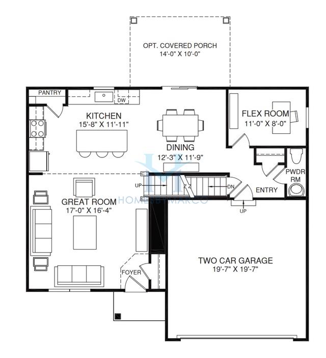 Elder model in Summertree, Stone Mountain, GA, built by Ryan Homes