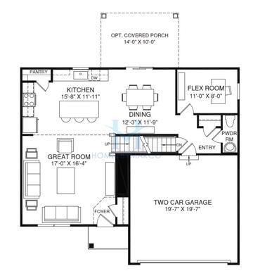 Elder model in Summertree, Stone Mountain, GA, built by Ryan Homes