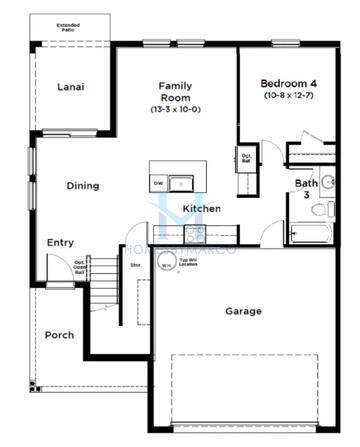 Photos of the Monterey model in the Cyrene at Harmony subdivision in St. Cloud, FL