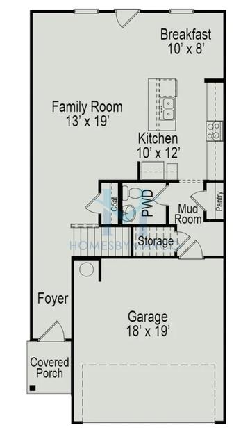 Photos of the Norwood II model in the The Andros subdivision in Dalton, GA