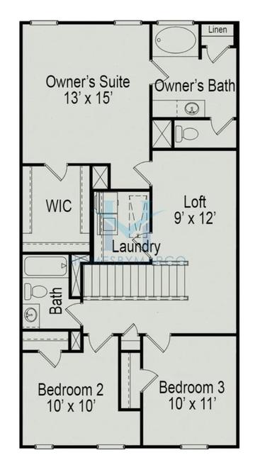 Norwood II model in Ellison Square, Loganville, GA, built by Smith Douglas Homes