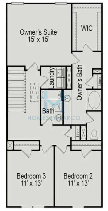 Ellison II model in Jameson Towns, Villa Rica, GA, built by Smith Douglas Homes