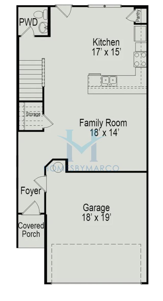 Photos of the Maddux II model in the Ellison Square subdivision in Loganville, GA