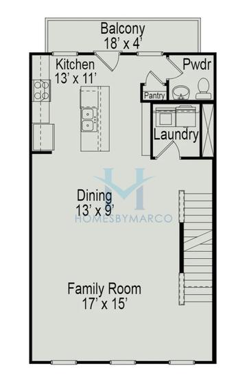 Richmond model in Sterling at the Villages, Calhoun, GA, built by Smith Douglas Homes