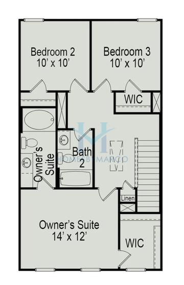 Richmond model in Sterling at the Villages, Calhoun, GA, built by Smith Douglas Homes