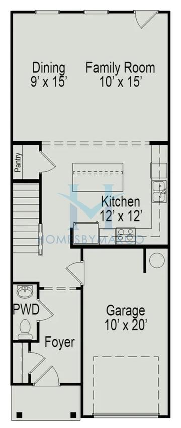 Photos of the Suwanee model in the Highland Crossing subdivision in Cartersville, GA