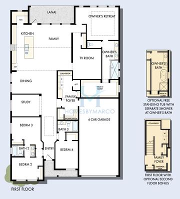 Photos of the Colston model in the Palmera at Wellen Park subdivision in Venice, FL
