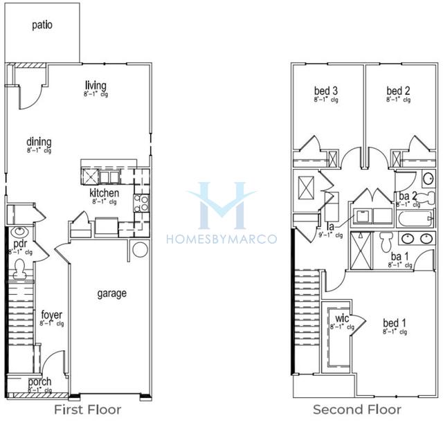 Photos of the Pearson model in the Shorter Village subdivision in Rome, GA