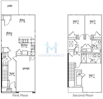 Photos of the Pearson model in the Wellington Park subdivision in Lithonia, GA