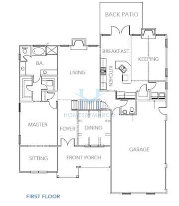 Photos of the Savannah model in the Crow Estates subdivision in Cumming, GA