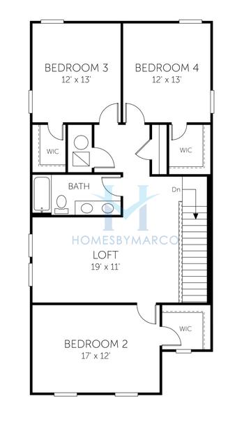 Willow model in Bungalow Walk at Waterside, Sarasota, FL, built by Dream Finders Homes