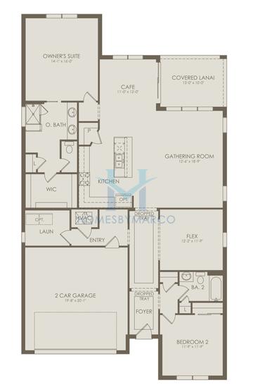 Photos of the Coral model in the Two Rivers subdivision in Zephyrhills, FL