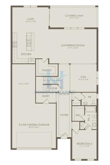 Photos of the Scarlett model in the Two Rivers subdivision in Zephyrhills, FL