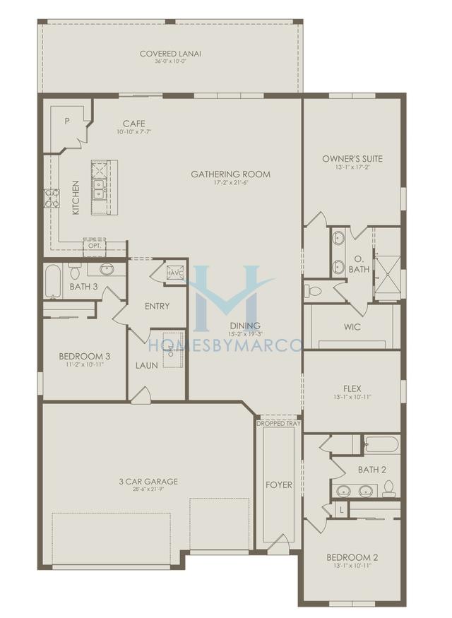 Photos of the Merlot model in the EverBe subdivision in Orlando, FL
