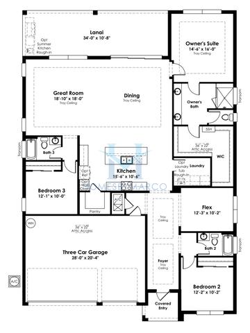 Photos of the Pearl model in the Cresswind at Lake Harris subdivision in Tavares, FL