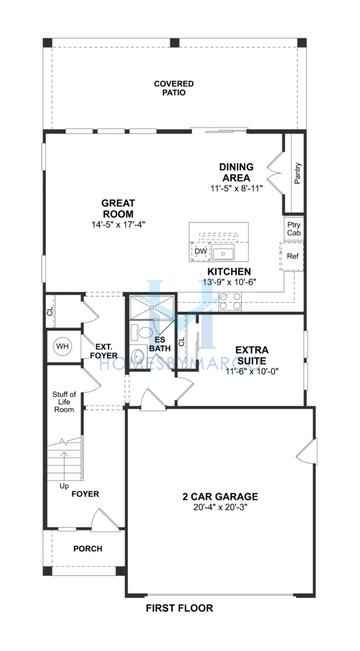 Photos of the Prairie Willow model in the Honeysuckle Trail subdivision in Chandler, AZ