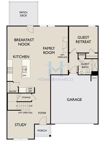 Photos of the Pearson model in the Avignon subdivision in Cumming, GA