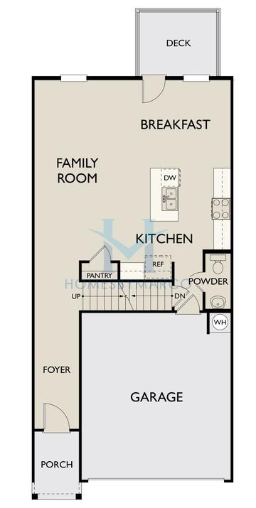 Photos of the Marigold model in the Reverie on Cumberland subdivision in Atlanta, GA
