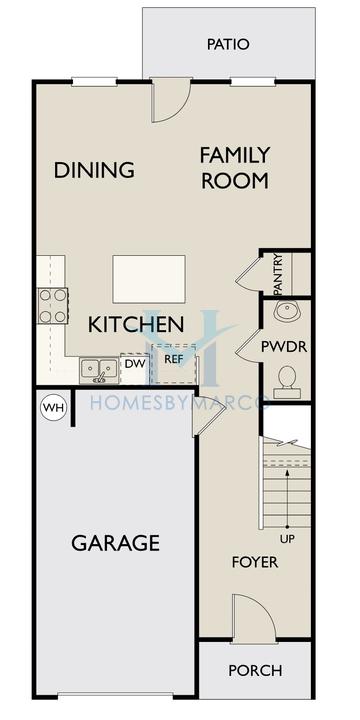 Photos of the Hummingbird model in the Park Vue subdivision in Atlanta, GA