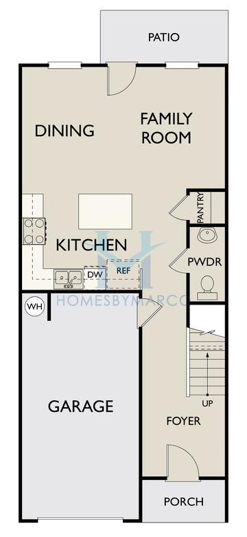 Photos of the Indigo model in the Park Vue subdivision in Atlanta, GA