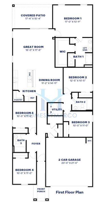Photos of the Hayden model in the Copper Falls subdivision in Buckeye, AZ