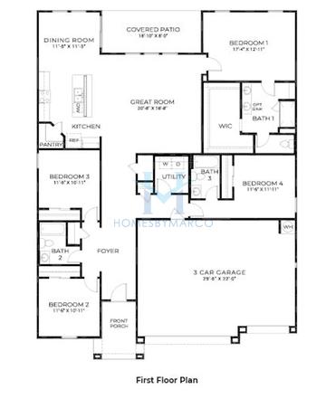Photos of the Fairfield model in the Radiance at Superstition Vistas subdivision in Apache Junction, AZ