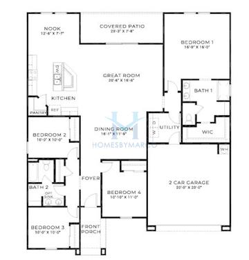 Photos of the Frisco model in the Carlton Commons subdivision in Casa Grande, AZ