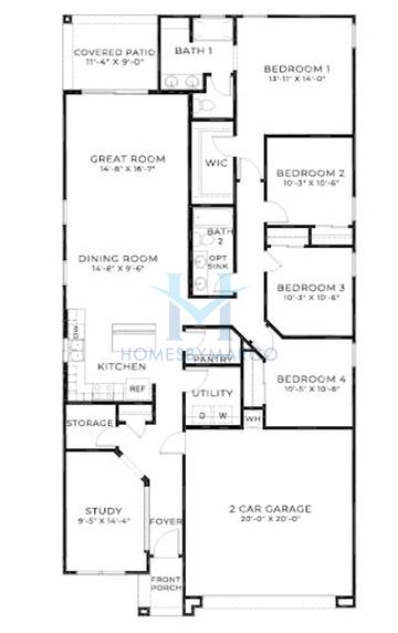 Photos of the Cardinal model in the Western Crossing subdivision in Florence, AZ
