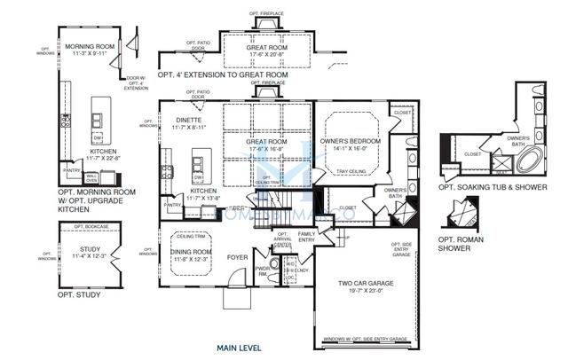 Esquire Place model in Arborvale, Fayetteville, GA, built by Ryan Homes