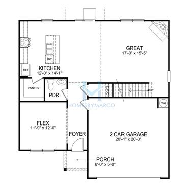 Photos of the Galen model in the Bristol Terrace subdivision in Statesville, NC