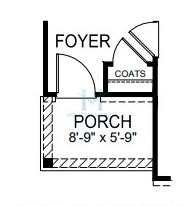 Mitchell model in Mallard Creek, Charlotte, NC, built by D.R. Horton