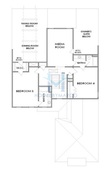 Blaylock model in Knollwood, Johns Creek, GA, built by The Providence Group