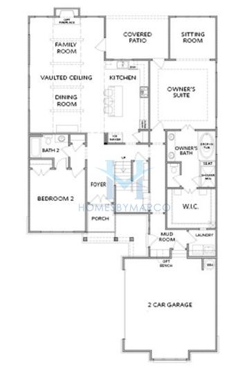 Photos of the Blaylock model in the Knollwood subdivision in Johns Creek, GA