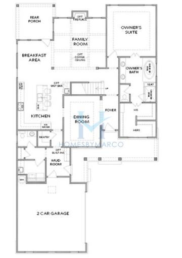 Photos of the Bullard model in the Knollwood subdivision in Johns Creek, GA