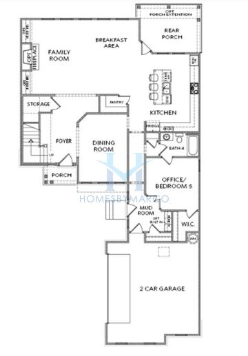 Photos of the Cannady model in the Knollwood subdivision in Johns Creek, GA