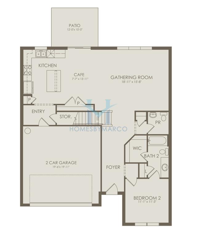 Photos of the Imperial model in the Riversedge subdivision in Riverview, FL