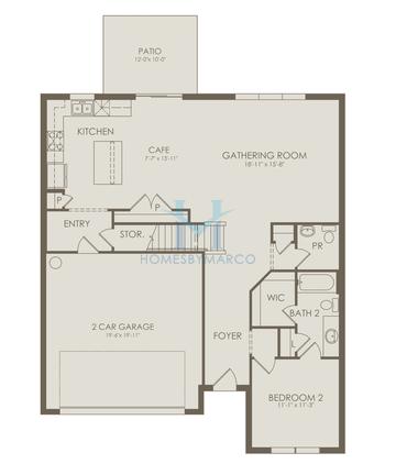 Photos of the Imperial model in the Rock Springs Ridge subdivision in Apopka, FL