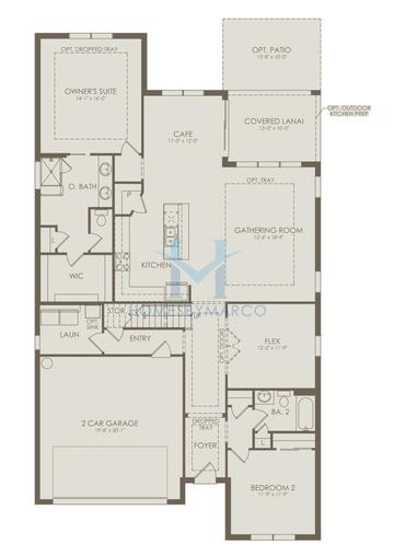 Photos of the Coral Grand model in the Winter Grove subdivision in Winter Garden, FL