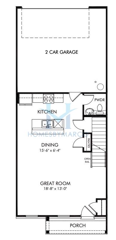 Truman model in Avalon, Conyers, GA, built by Meritage Homes